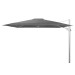  4 Seasons Outdoor | Zweefparasol Siesta Premium 300 x 300 cm | Wit-Charcoal 757729-01